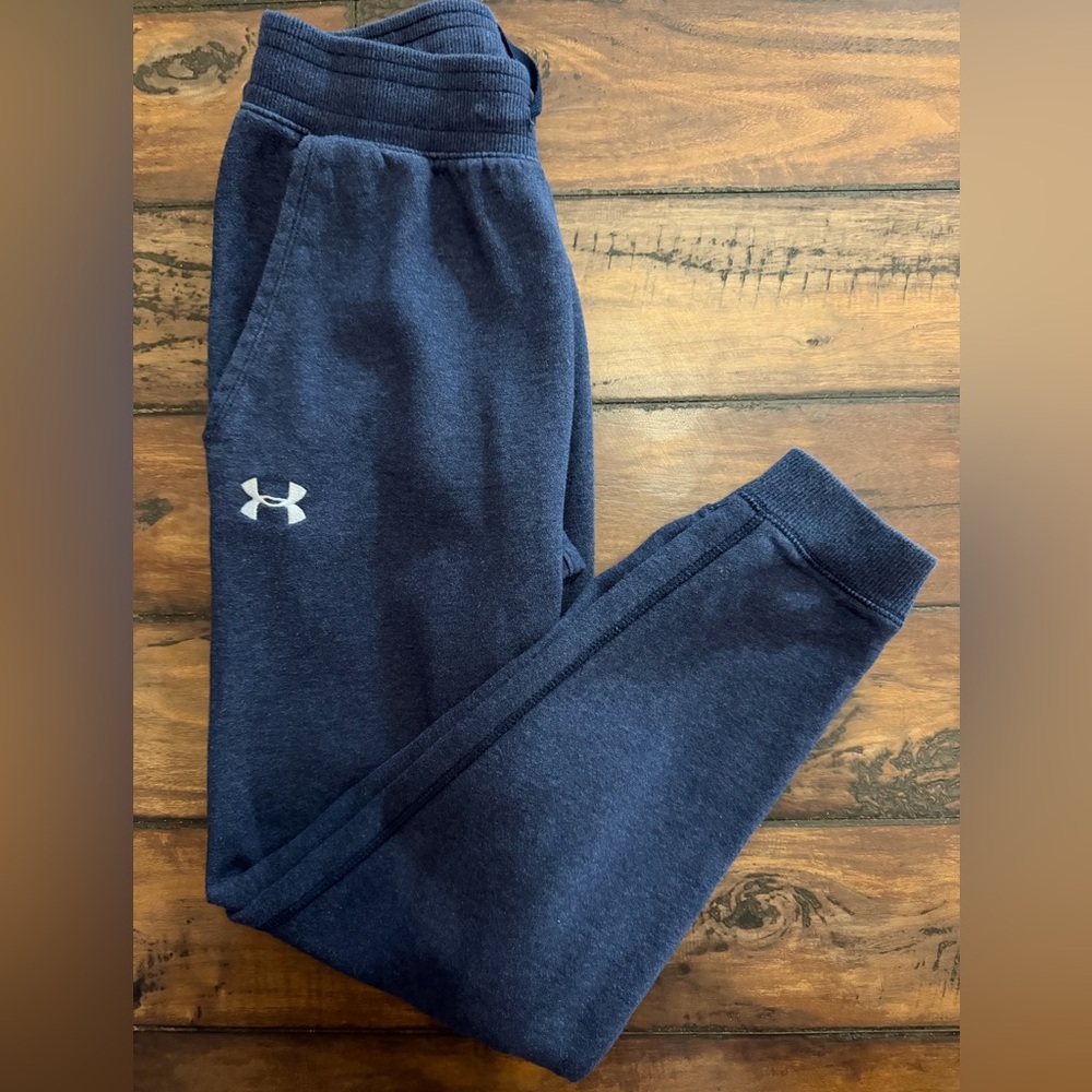 Under Armour Heathered Blue Joggers With Pockets